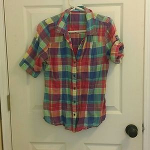 Camp style button up shirt